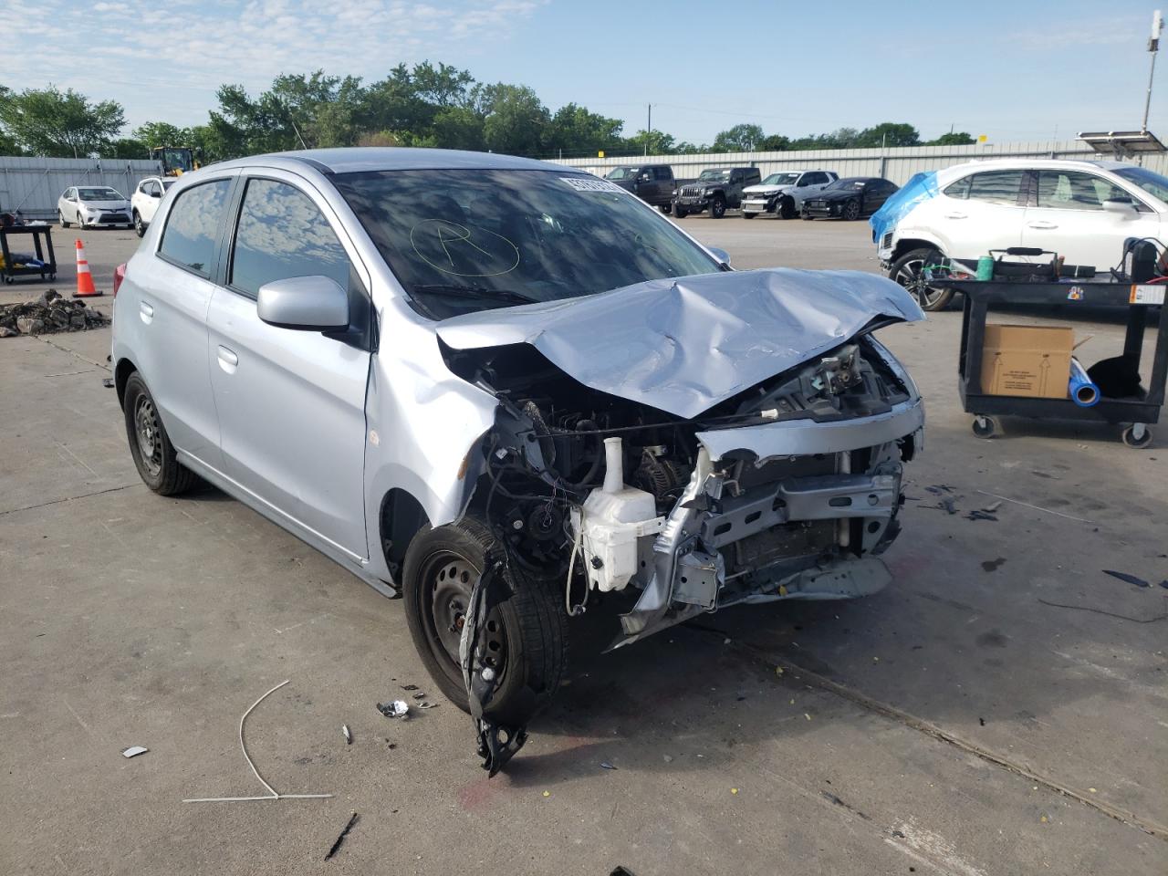 MITSUBISHI MIRAGE 2019 with VIN ML32A3HJ7KH008222 - Photo from auction