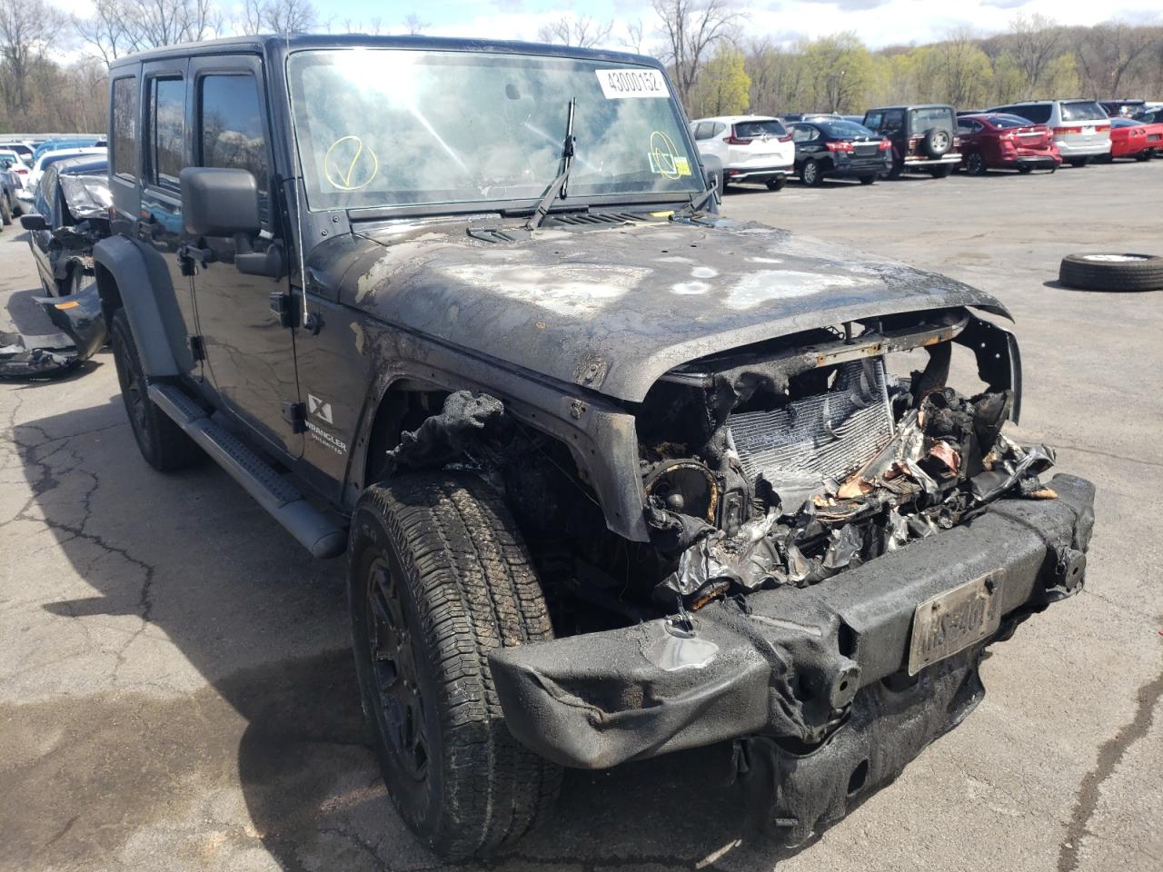 JEEP WRANGLER U 2008 with VIN 1J4GA39148L600064 - Photo from auction