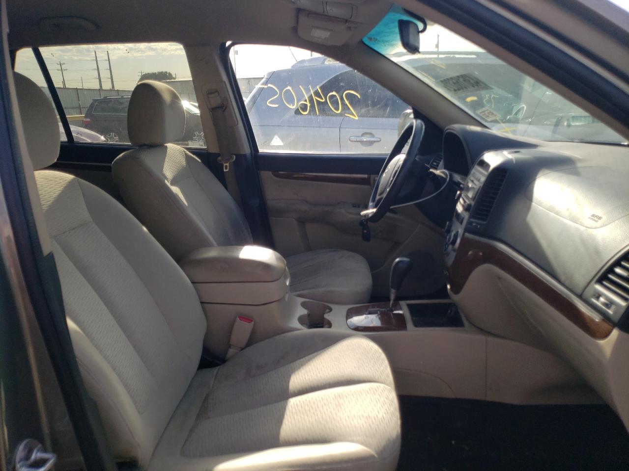 Photo 5 from auction – 2008 HYUNDAI SANTA FE G with VIN 5NMSG13D28H202908