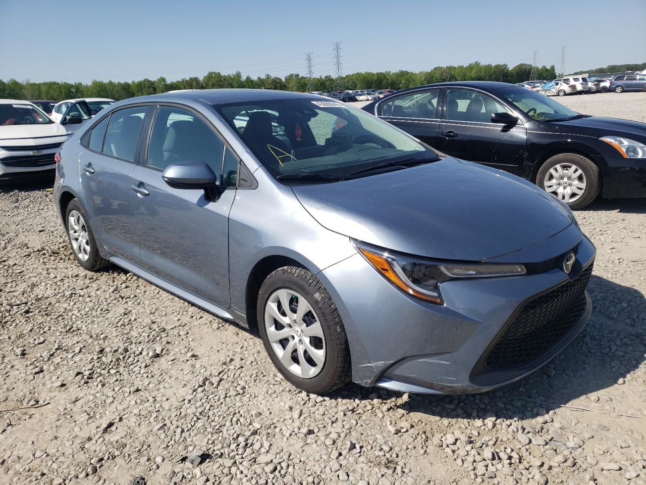 TOYOTA COROLLA LE 2020 with VIN 5YFEPRAE0LP085898 - Photo from auction