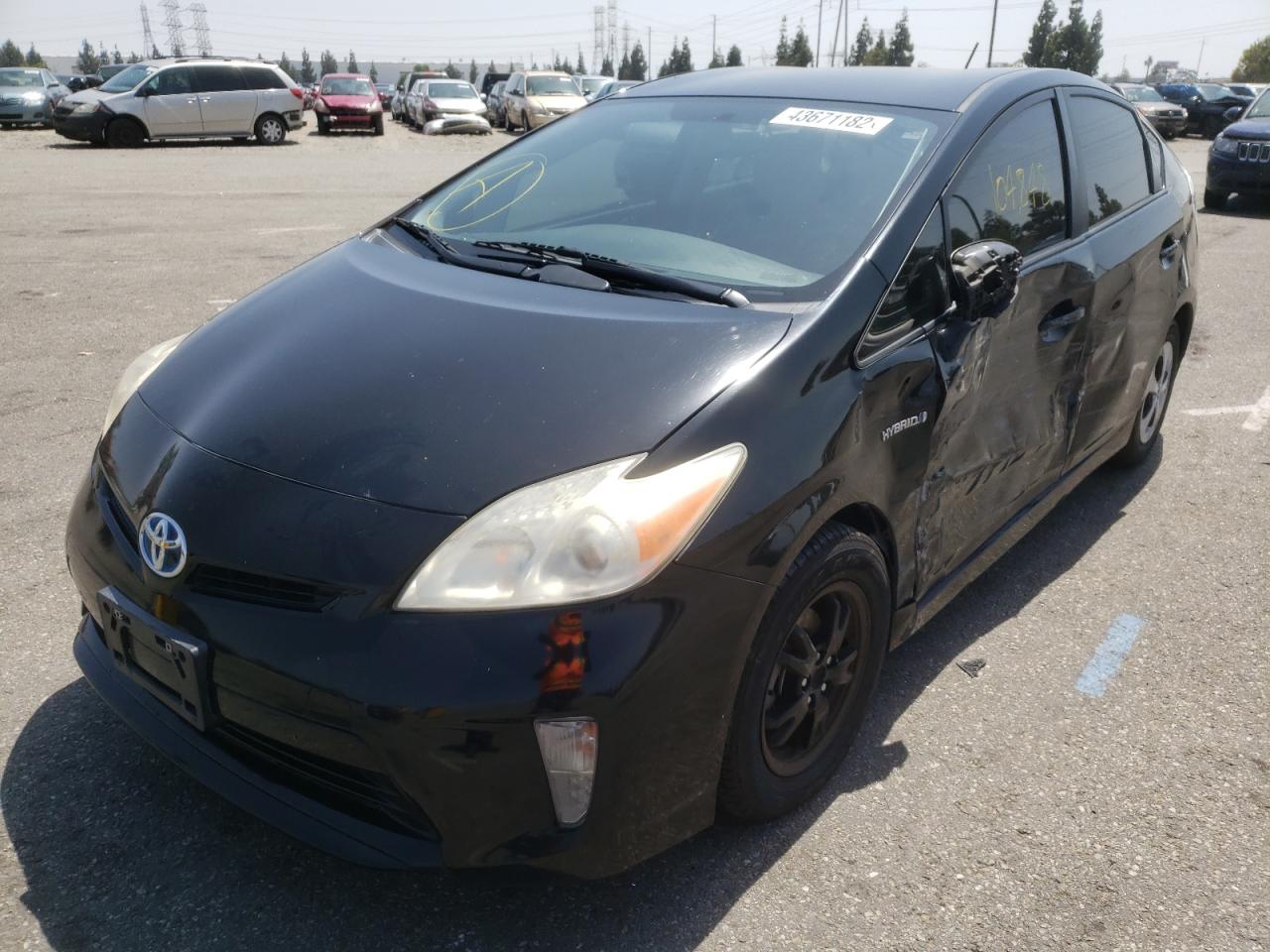 Photo 2 from auction – 2013 TOYOTA PRIUS with VIN JTDKN3DU7D5690055