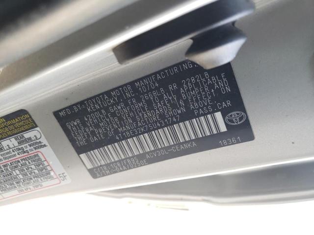 Photo 10 from auction – 2005 TOYOTA CAMRY with VIN 4T1BE32K75U431747