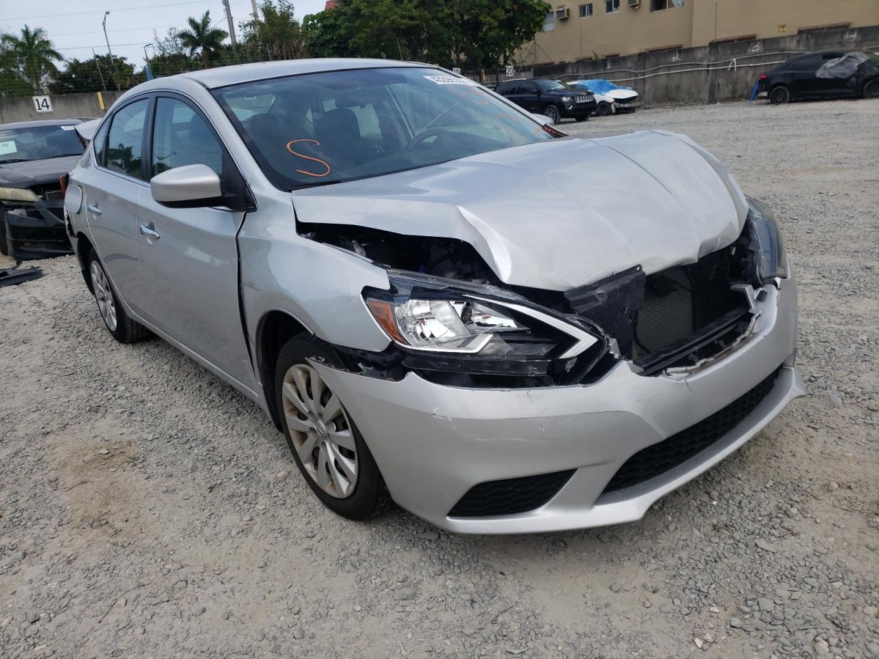 NISSAN SENTRA S 2017 with VIN 3N1AB7AP2HY217850 - Photo from auction