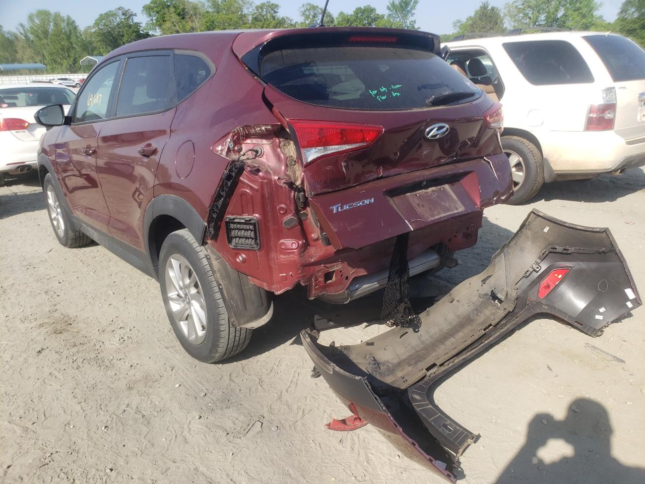 Photo 3 from auction – 2016 HYUNDAI TUCSON SE with VIN KM8J23A44GU108766