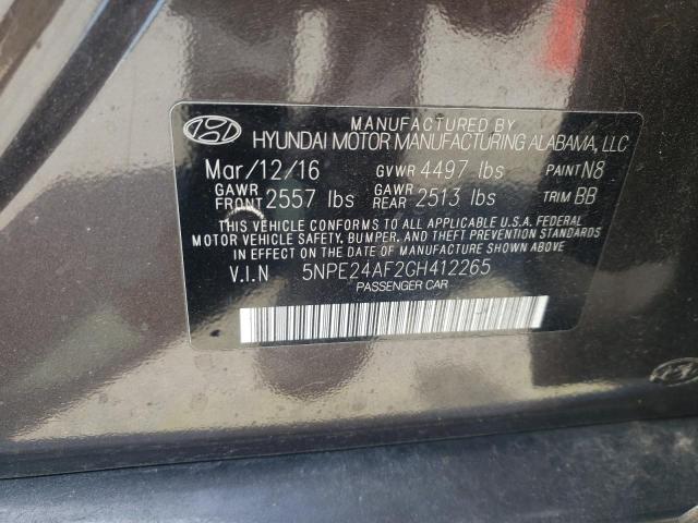 Photo 10 from auction – 2016 HYUNDAI SONATA SE with VIN 5NPE24AF2GH412265