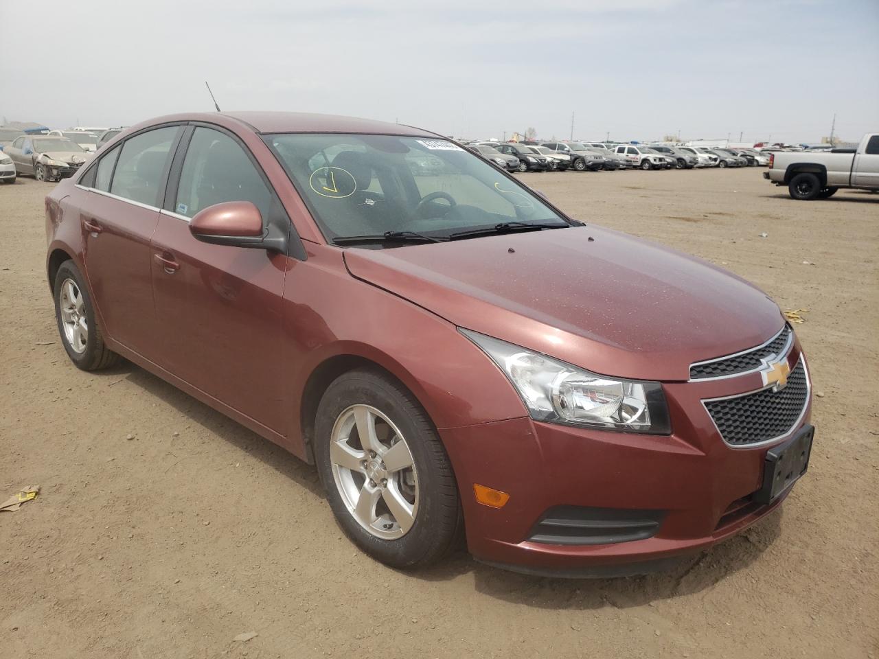 CHEVROLET CRUZE LT 2012 with VIN 1G1PF5SC9C7376895 - Photo from auction