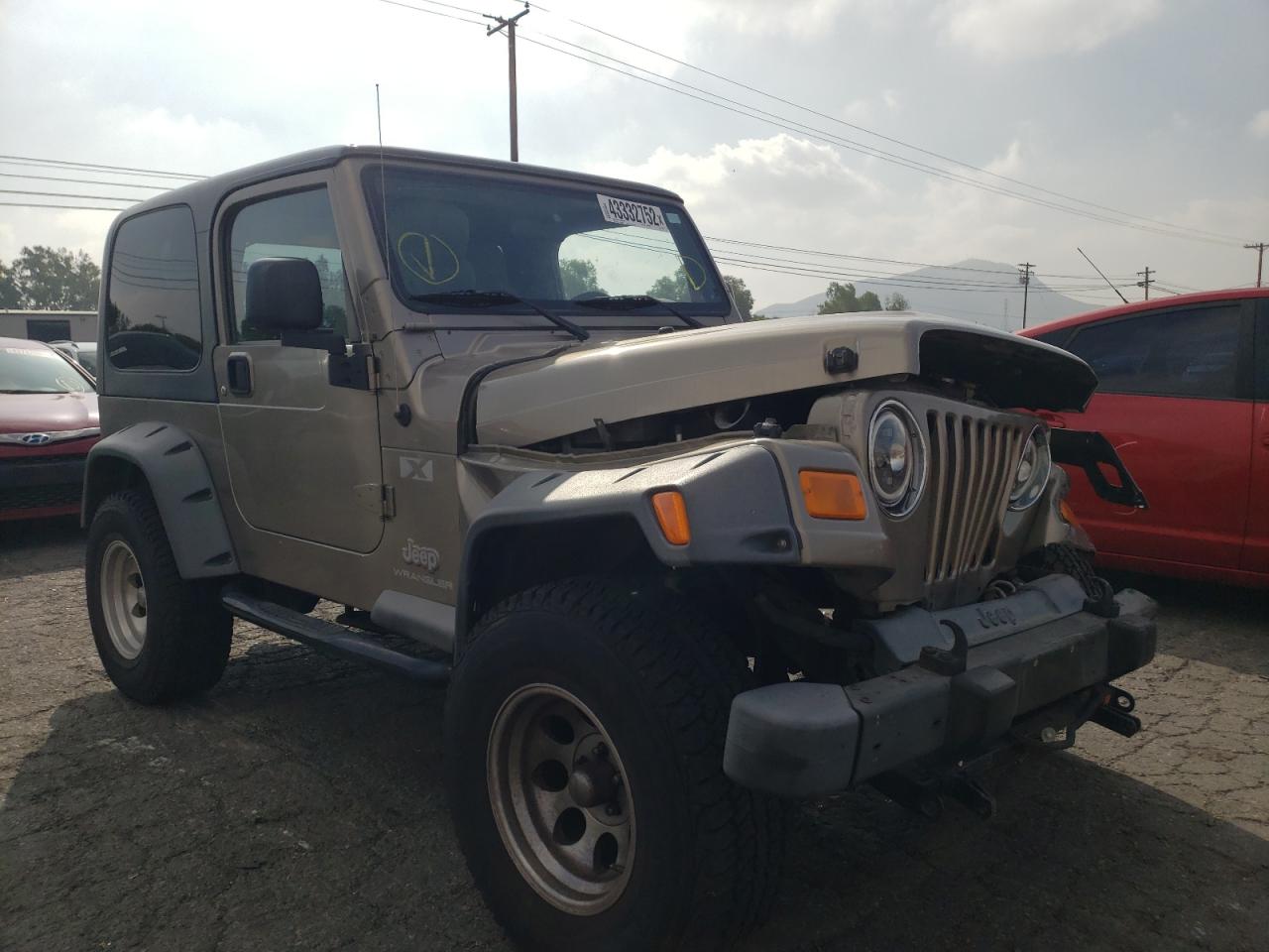 Photo 1 from auction – 2004 JEEP WRANGLER X with VIN 1J4FA39S64P721816