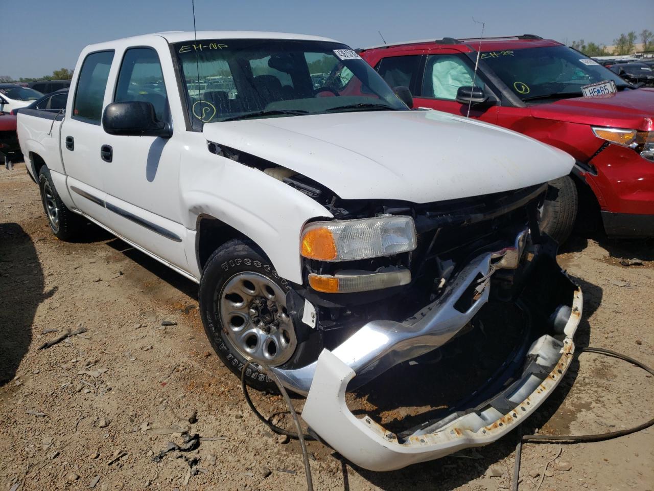 GMC NEW SIERRA 2007 with VIN 2GTEC13V171151387 - Photo from auction
