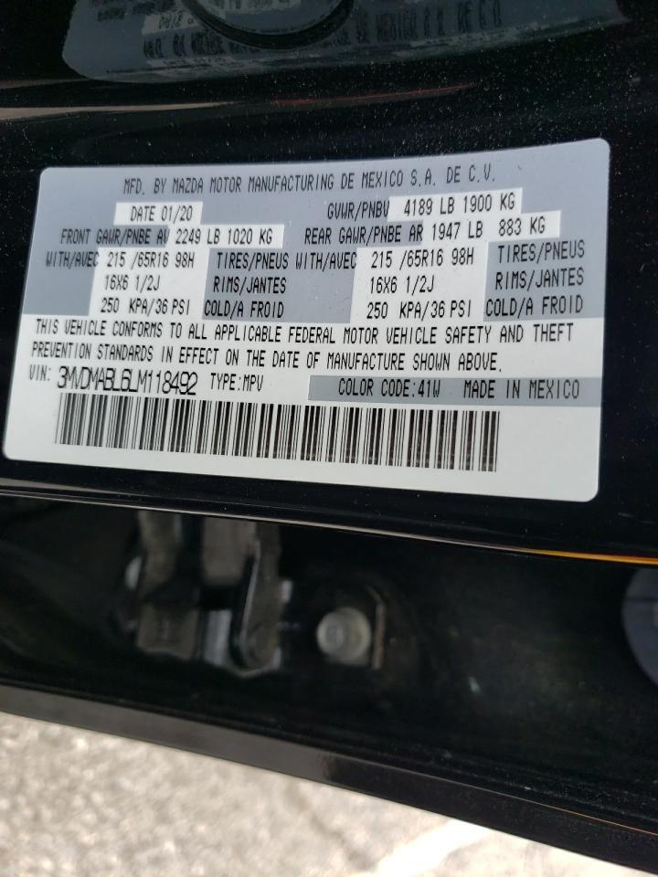 Photo 10 from auction – 2020 MAZDA CX-30 with VIN 3MVDMABL6LM118492