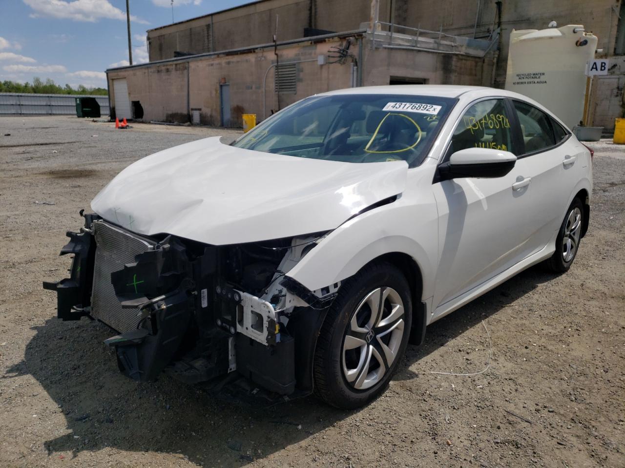 Photo 2 from auction – 2018 HONDA CIVIC LX with VIN 2HGFC2F52JH553523