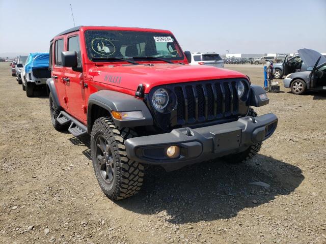 JEEP WRANGLER U 2021 with VIN 1C4HJXDMXMW548208 - Photo from auction