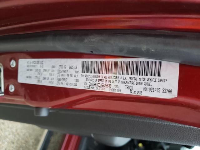 Photo 10 from auction – 2018 RAM 1500 ST with VIN 3C6JR6AG3JG225638