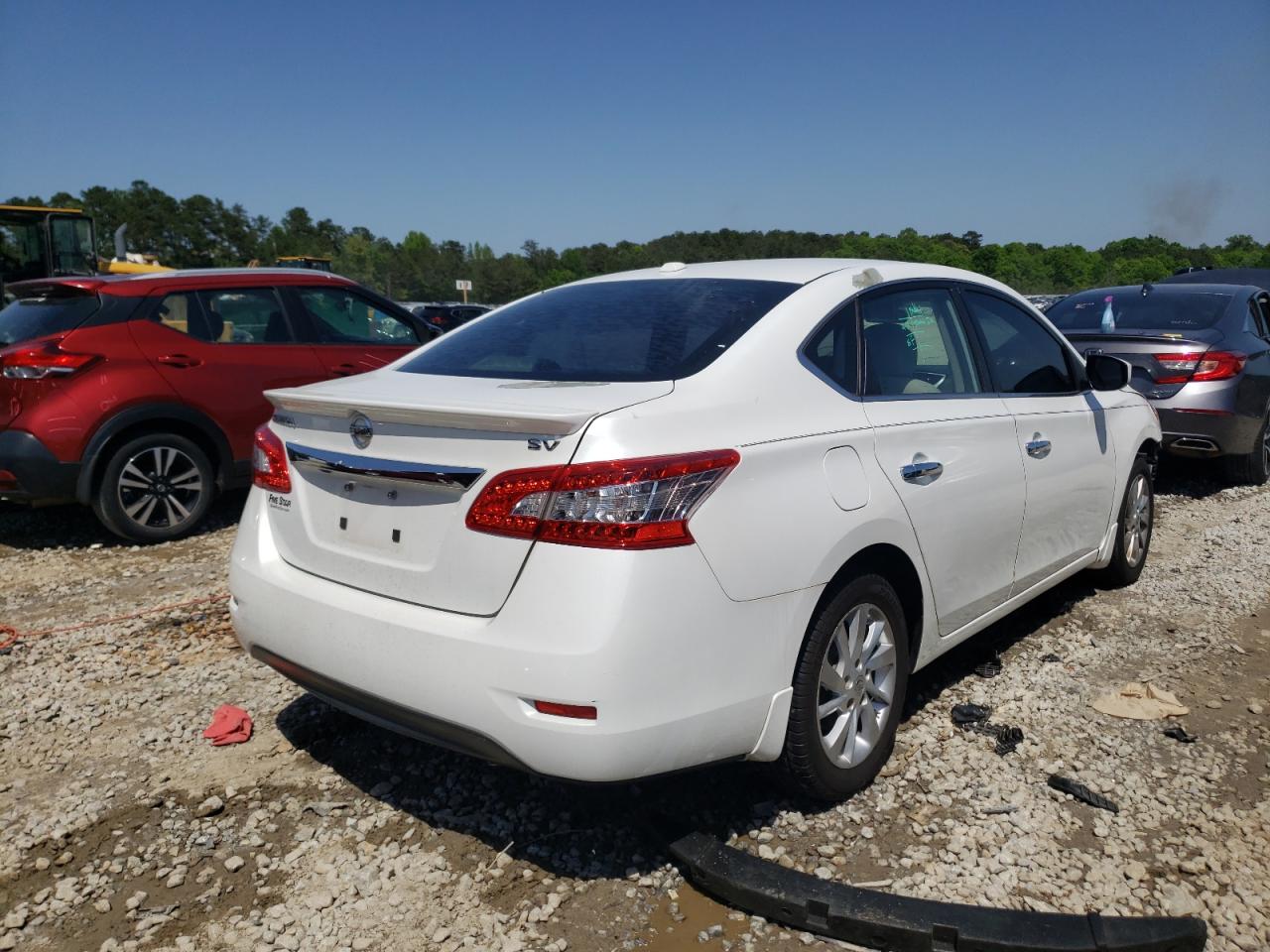Photo 4 from auction – 2015 NISSAN SENTRA S with VIN 3N1AB7AP1FY256703