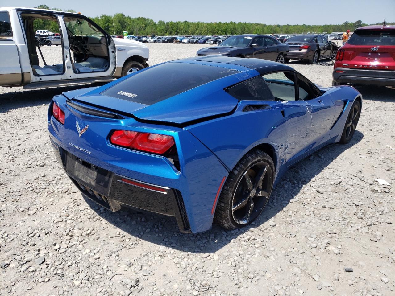 Photo 4 from auction – 2014 CHEVROLET CORVETTE S with VIN 1G1YD2D75E5106151