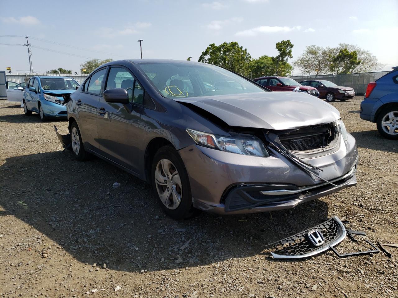HONDA CIVIC LX 2015 with VIN 19XFB2F58FE073040 - Photo from auction