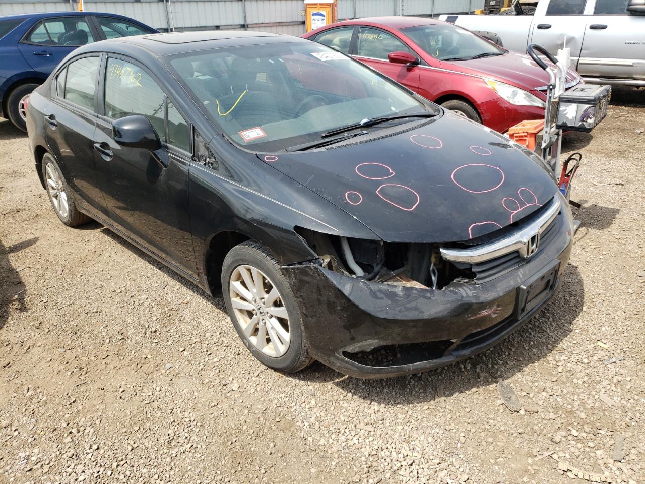 HONDA CIVIC EX 2012 with VIN 19XFB2F80CE078044 - Photo from auction