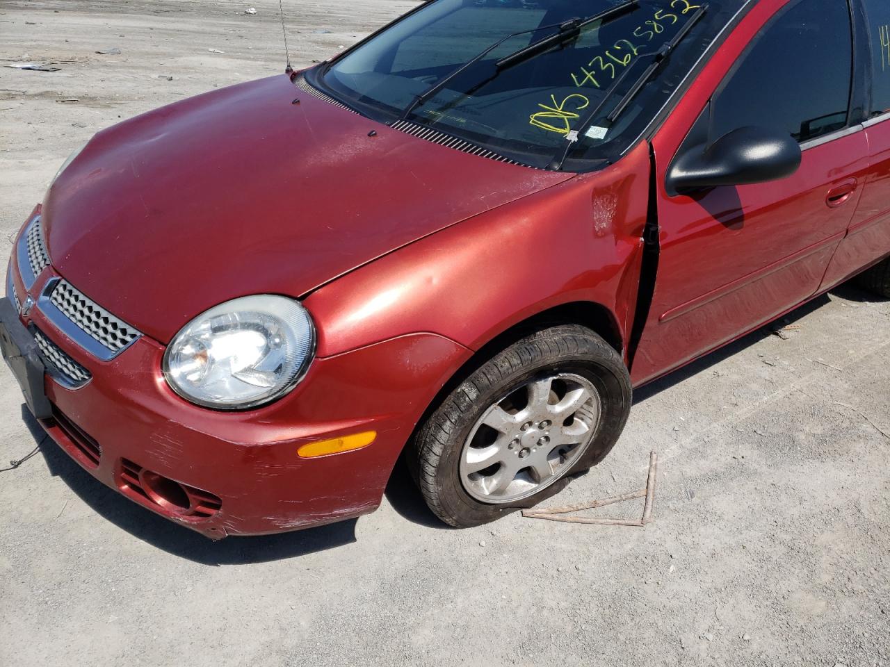 Photo 9 from auction – 2005 DODGE NEON SXT with VIN 1B3ES56C85D260033