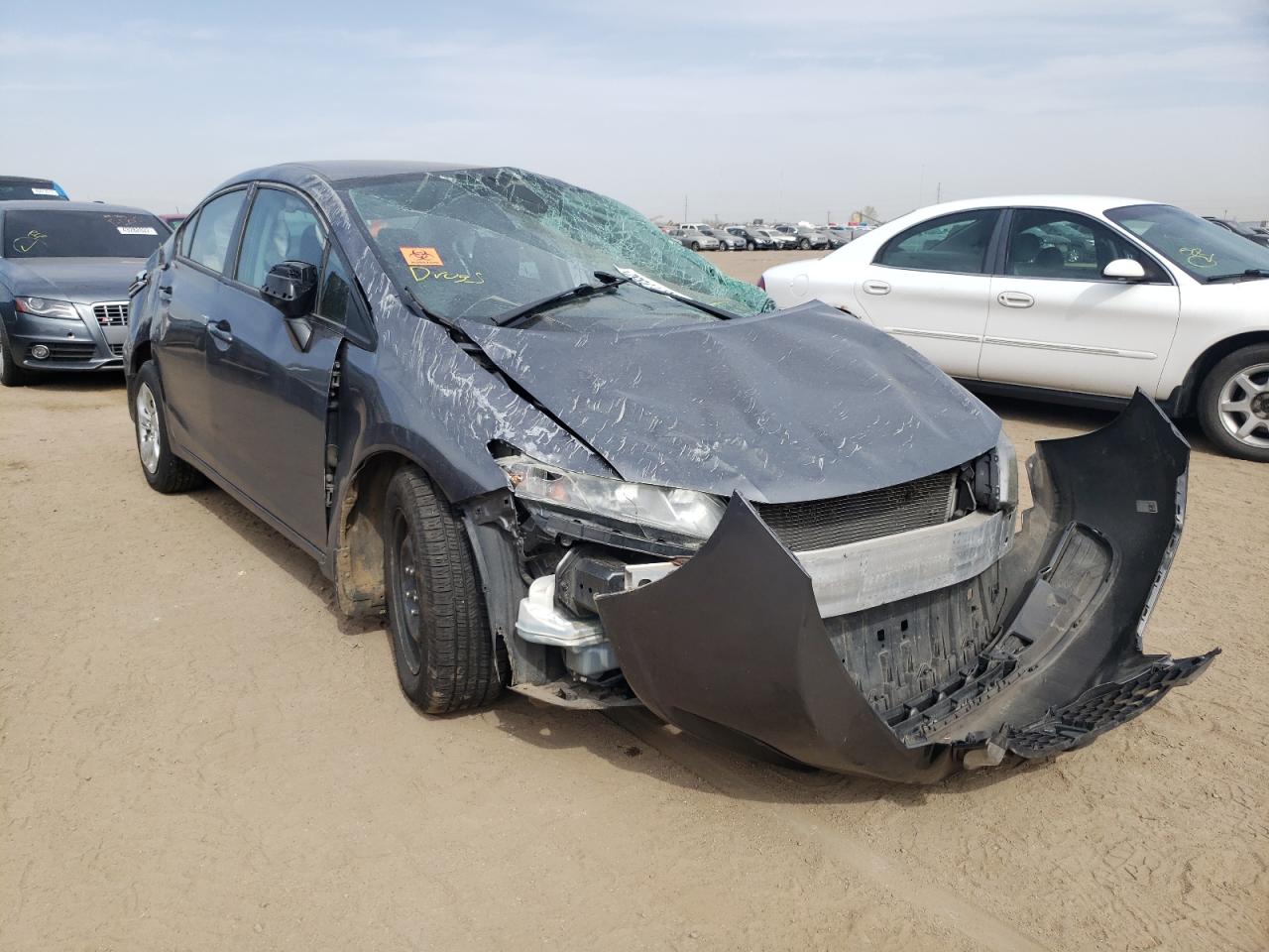 Photo 1 from auction – 2013 HONDA CIVIC LX with VIN 19XFB2F59DE210421