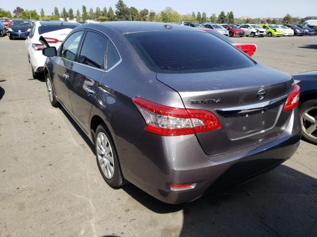 Photo 3 from auction – 2015 NISSAN SENTRA S with VIN 3N1AB7AP1FL648514