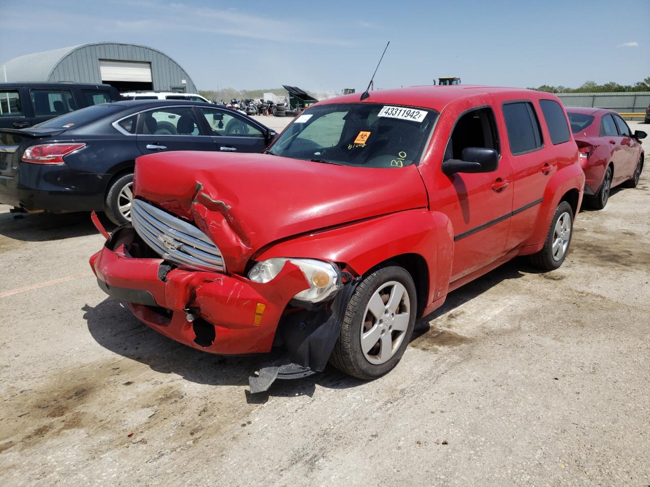 Photo 2 from auction – 2010 CHEVROLET HHR LS with VIN 3GNBAADB2AS502257