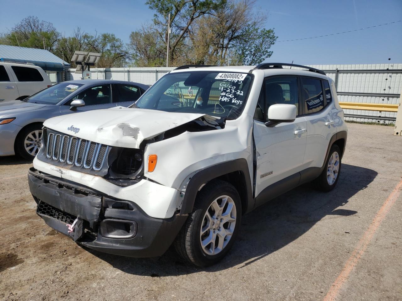 Photo 2 from auction – 2017 JEEP RENEGADE L with VIN ZACCJABB9HPG46612