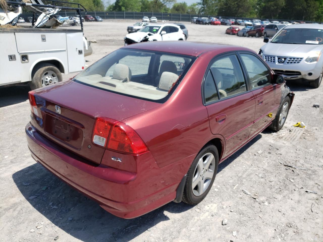 Photo 4 from auction – 2005 HONDA CIVIC EX with VIN JHMES26775S000992