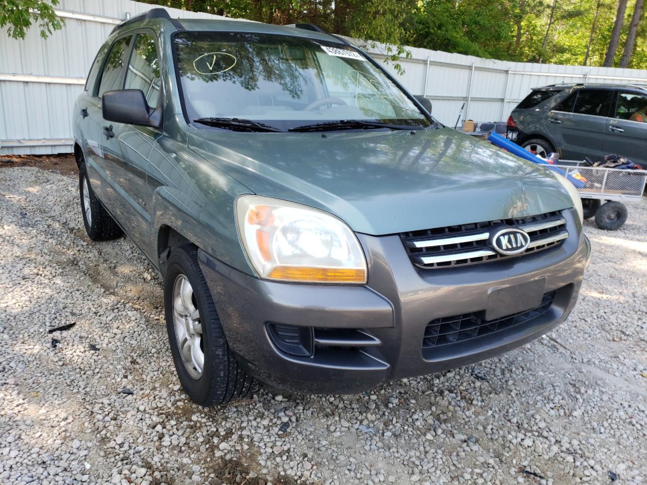 KIA SPORTAGE E 2007 with VIN KNDJE723777409961 - Photo from auction