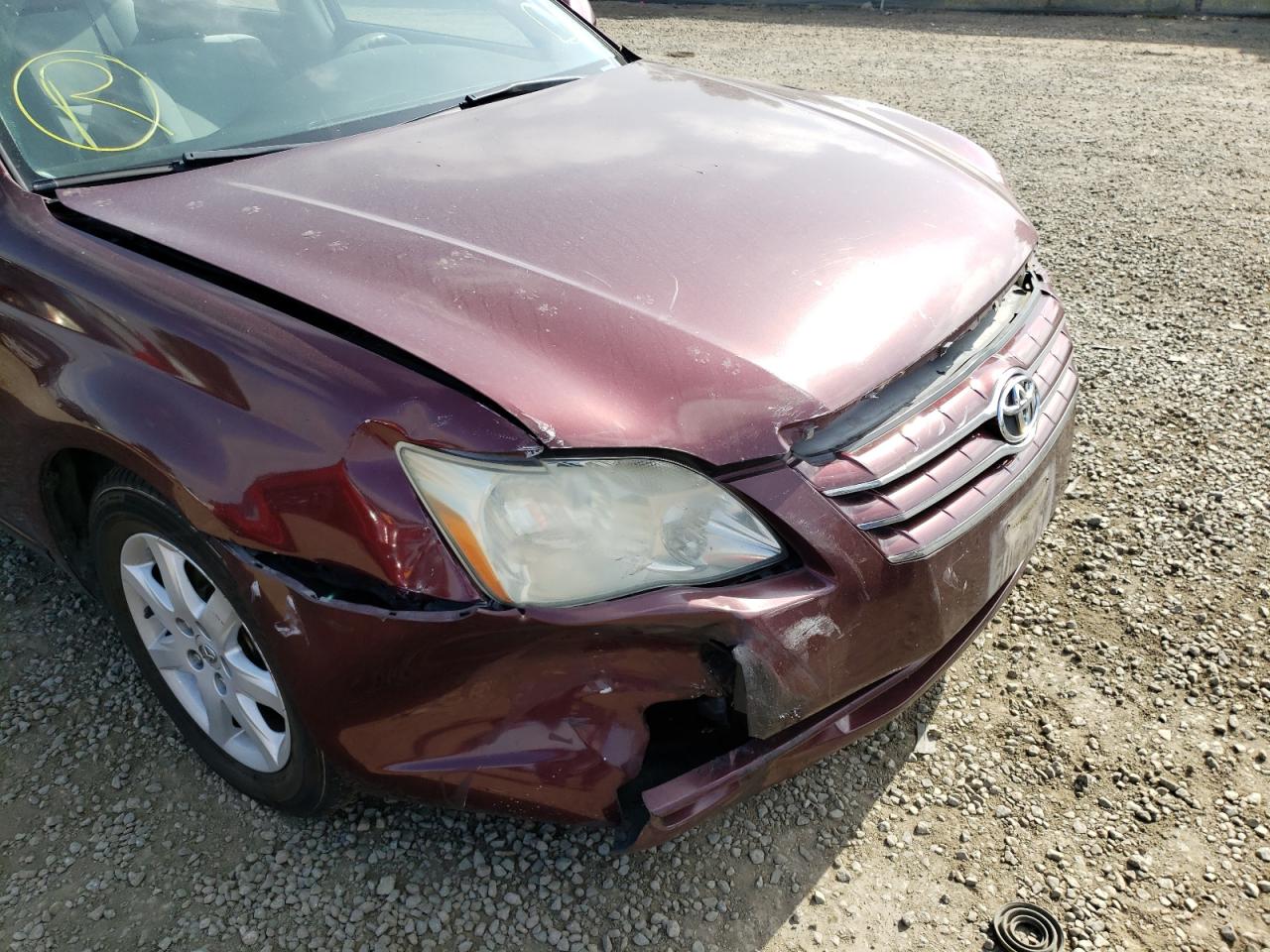 Photo 9 from auction – 2006 TOYOTA AVALON with VIN 4T1BK36B46U139722
