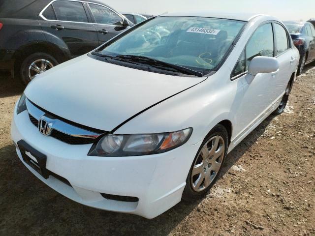 Photo 2 from auction – 2010 HONDA CIVIC LX with VIN 19XFA1F59AE076213