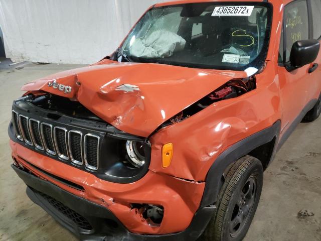 Photo 9 from auction – 2019 JEEP RENEGADE with VIN ZACNJBAB8KPK93655