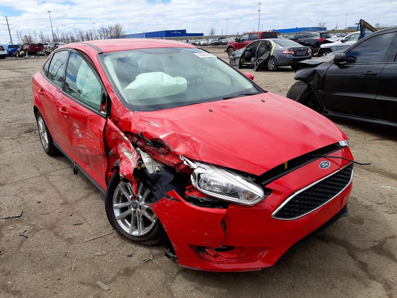 FORD FOCUS SE 2016 with VIN 1FADP3F28GL364835 - Photo from auction