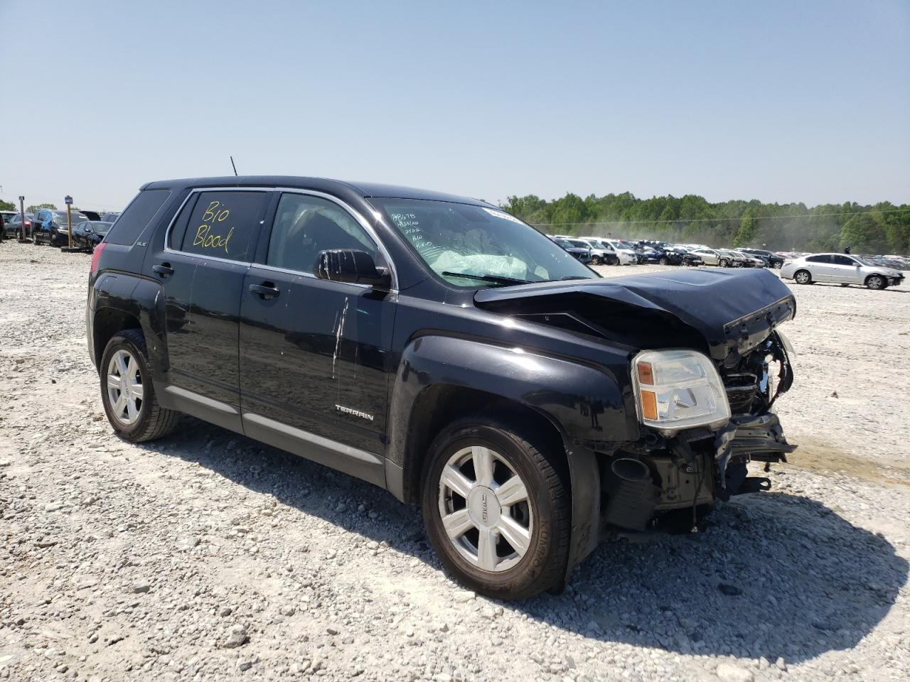 GMC TERRAIN SL 2015 with VIN 2GKALMEK3F6222422 - Photo from auction