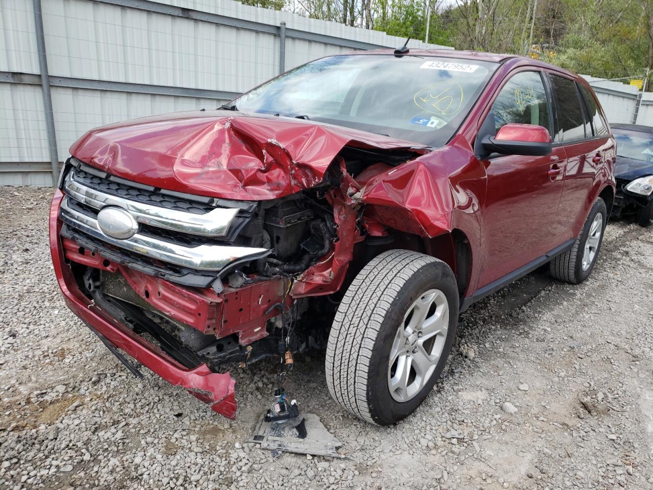 Photo 2 from auction – 2014 FORD EDGE SEL with VIN 2FMDK4JC1EBA04166