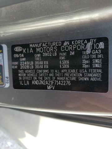 Photo 10 from auction – 2015 KIA SOUL with VIN KNDJN2A21F7142276