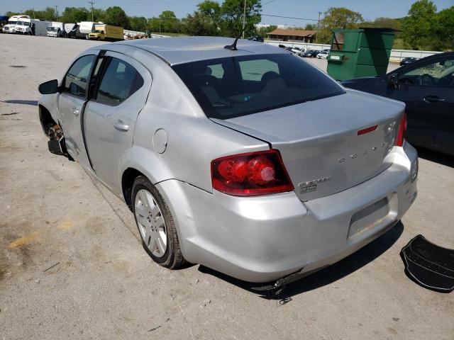 Photo 3 from auction – 2012 DODGE AVENGER SE with VIN 1C3CDZAB0CN269973
