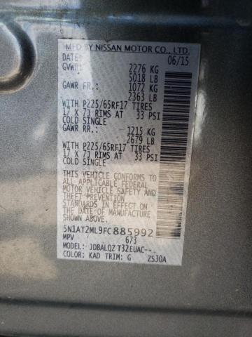 Photo 10 from auction – 2015 NISSAN ROGUE S with VIN 5N1AT2ML9FC885992