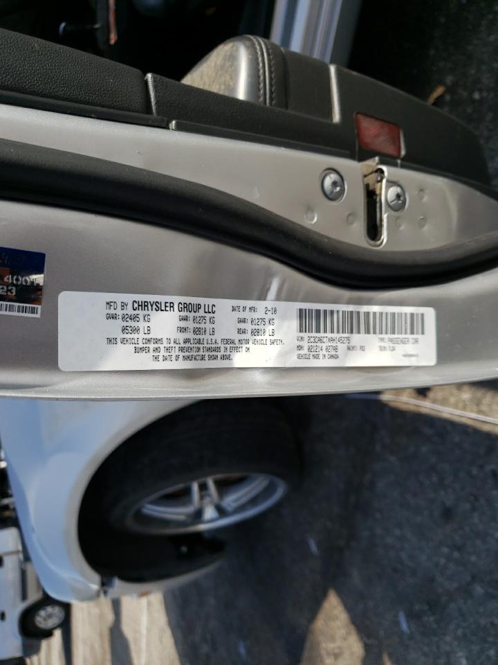 Photo 10 from auction – 2010 CHRYSLER 300C with VIN 2C3CA6CTXAH145275