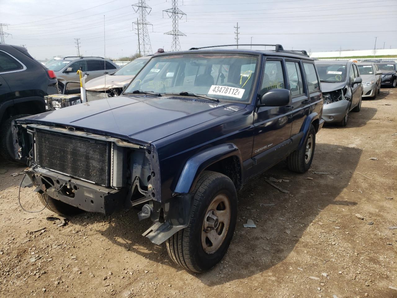 Photo 2 from auction – 2001 JEEP CHEROKEE S with VIN 1J4FF48S21L558240