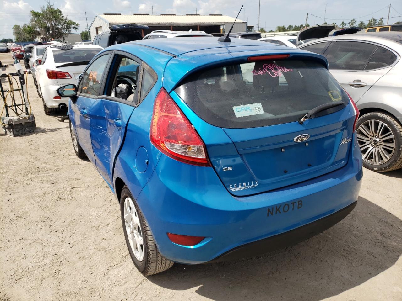 Photo 3 from auction – 2012 FORD FIESTA SE with VIN 3FADP4EJ6CM169713
