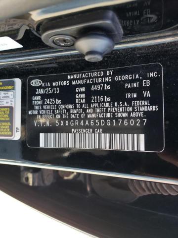 Photo 10 from auction – 2013 KIA OPTIMA SX with VIN 5XXGR4A65DG176027