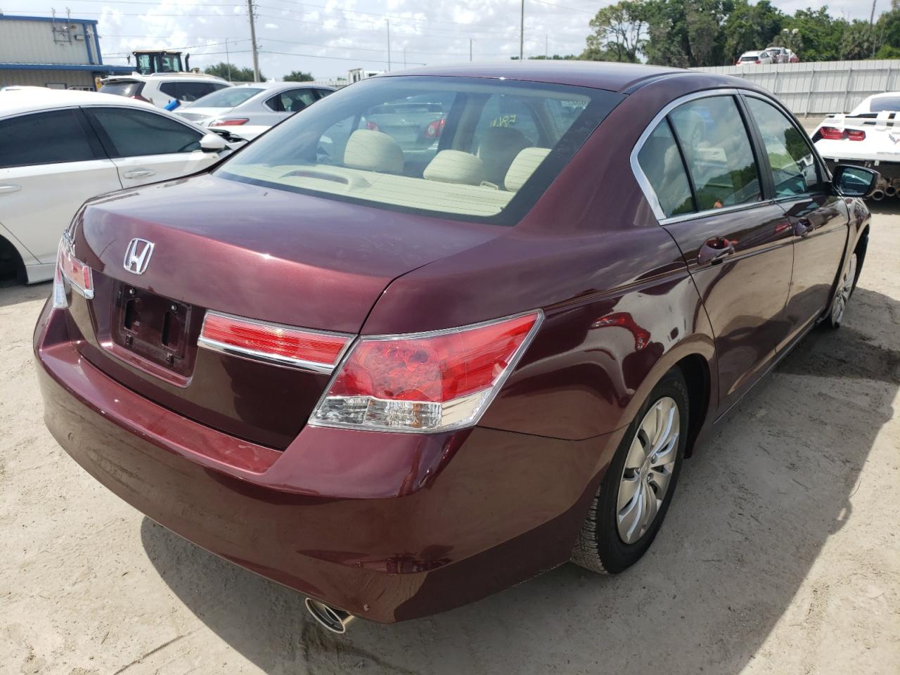 Photo 4 from auction – 2011 HONDA ACCORD LX with VIN 1HGCP2F33BA128866