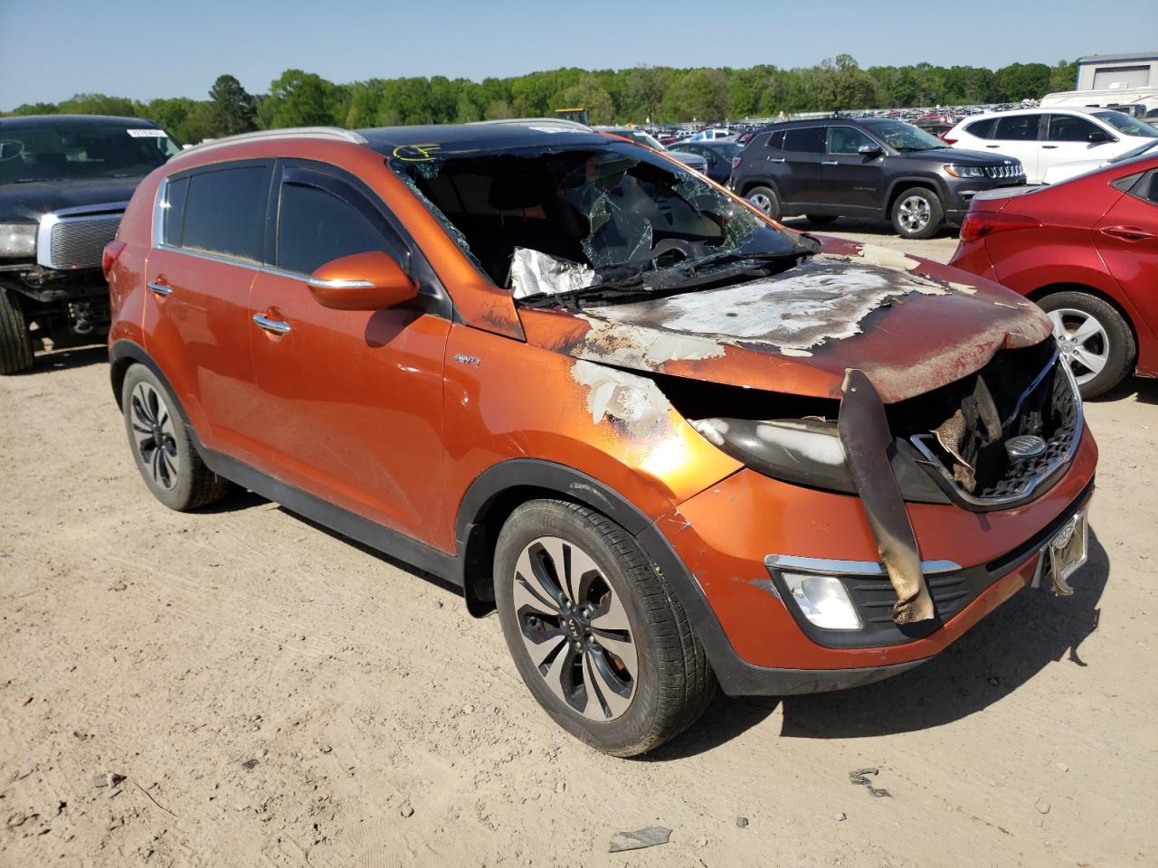 KIA SPORTAGE E 2011 with VIN KNDPCCA69B7111716 - Photo from auction