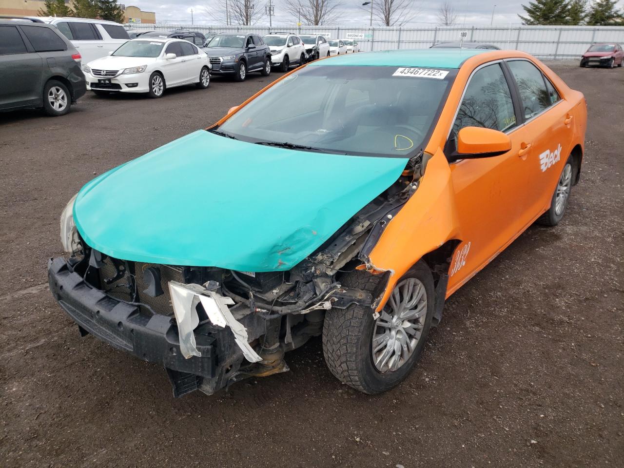 Photo 2 from auction – 2014 TOYOTA CAMRY L with VIN 4T1BF1FK2EU331423