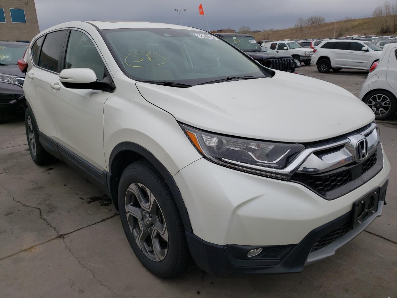 HONDA CR-V EX 2017 with VIN 2HKRW2H51HH650696 - Photo from auction