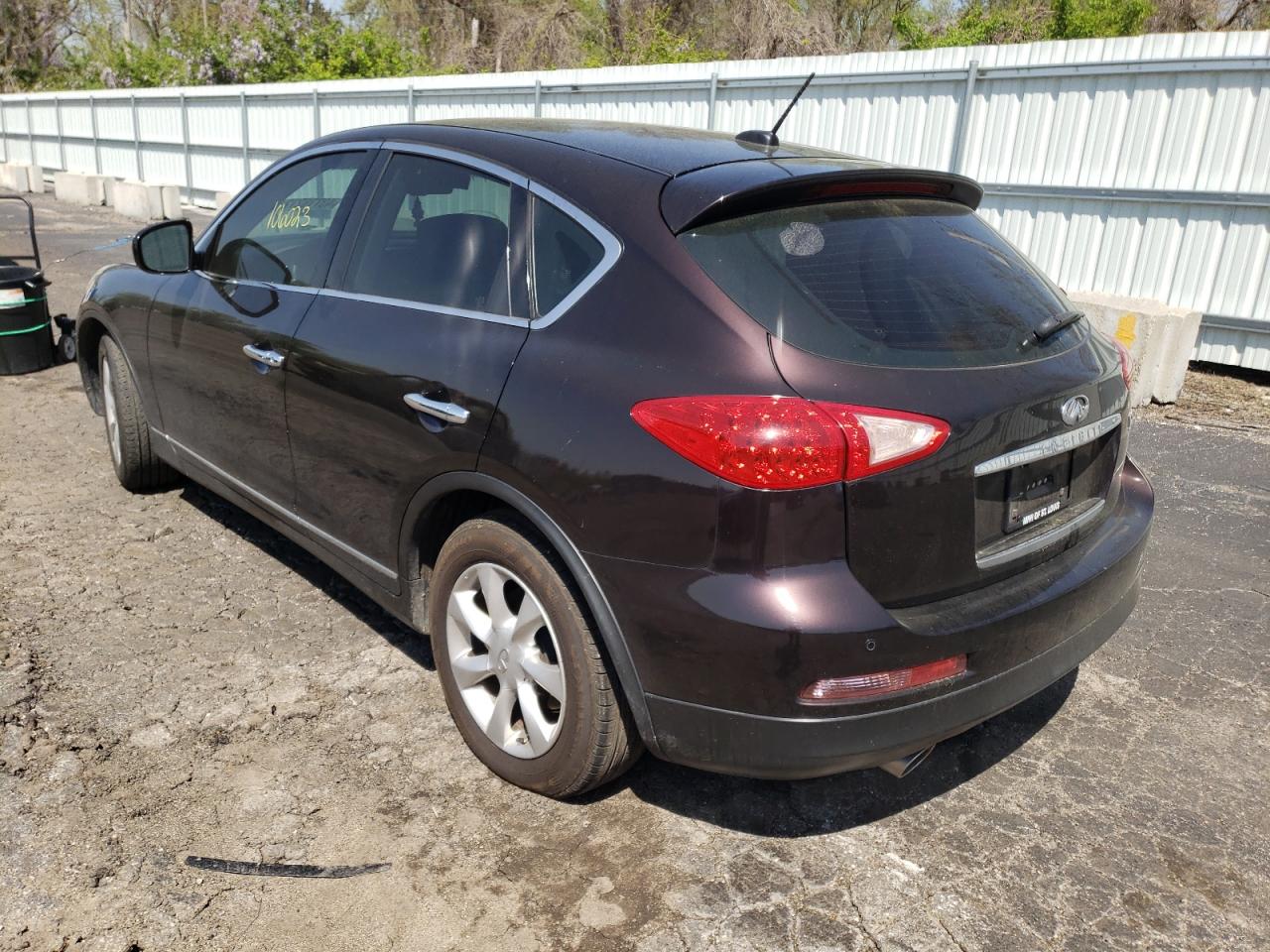 Photo 3 from auction – 2010 INFINITI EX35 BASE with VIN JN1AJ0HR0AM755487