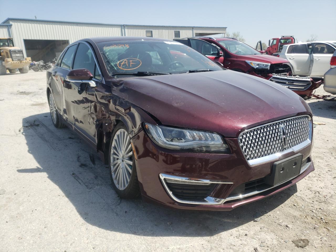 LINCOLN MKZ RESERV 2017 with VIN 3LN6L5E91HR603598 - Photo from auction