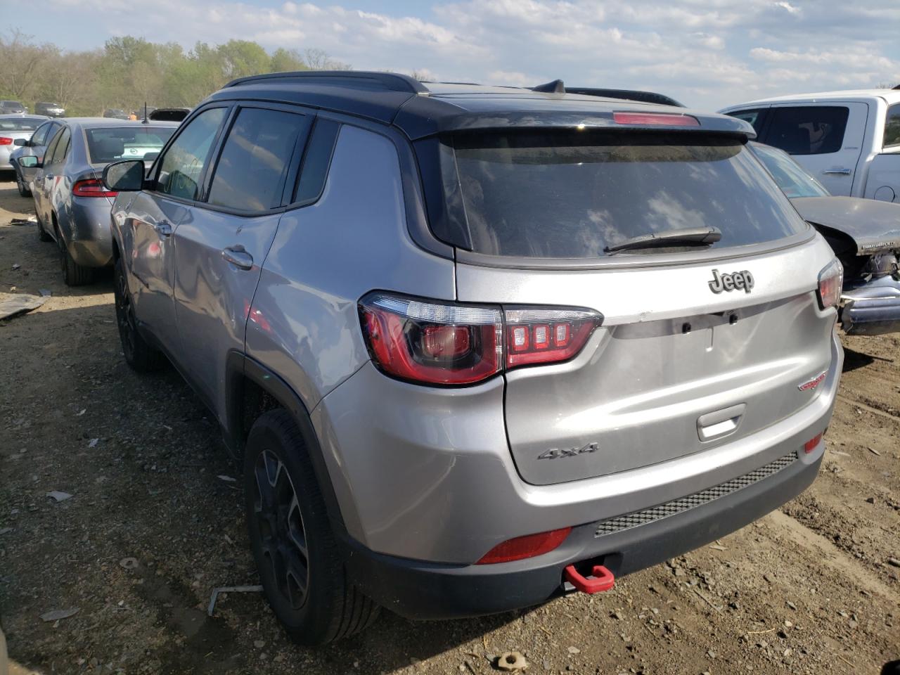 Photo 3 from auction – 2019 JEEP COMPASS TR with VIN 3C4NJDDB2KT721691