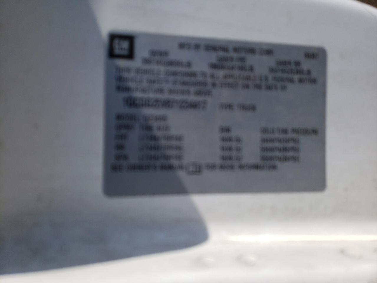 Photo 10 from auction – 2007 CHEVROLET EXPRESS G2 with VIN 1GCGG25V871234417