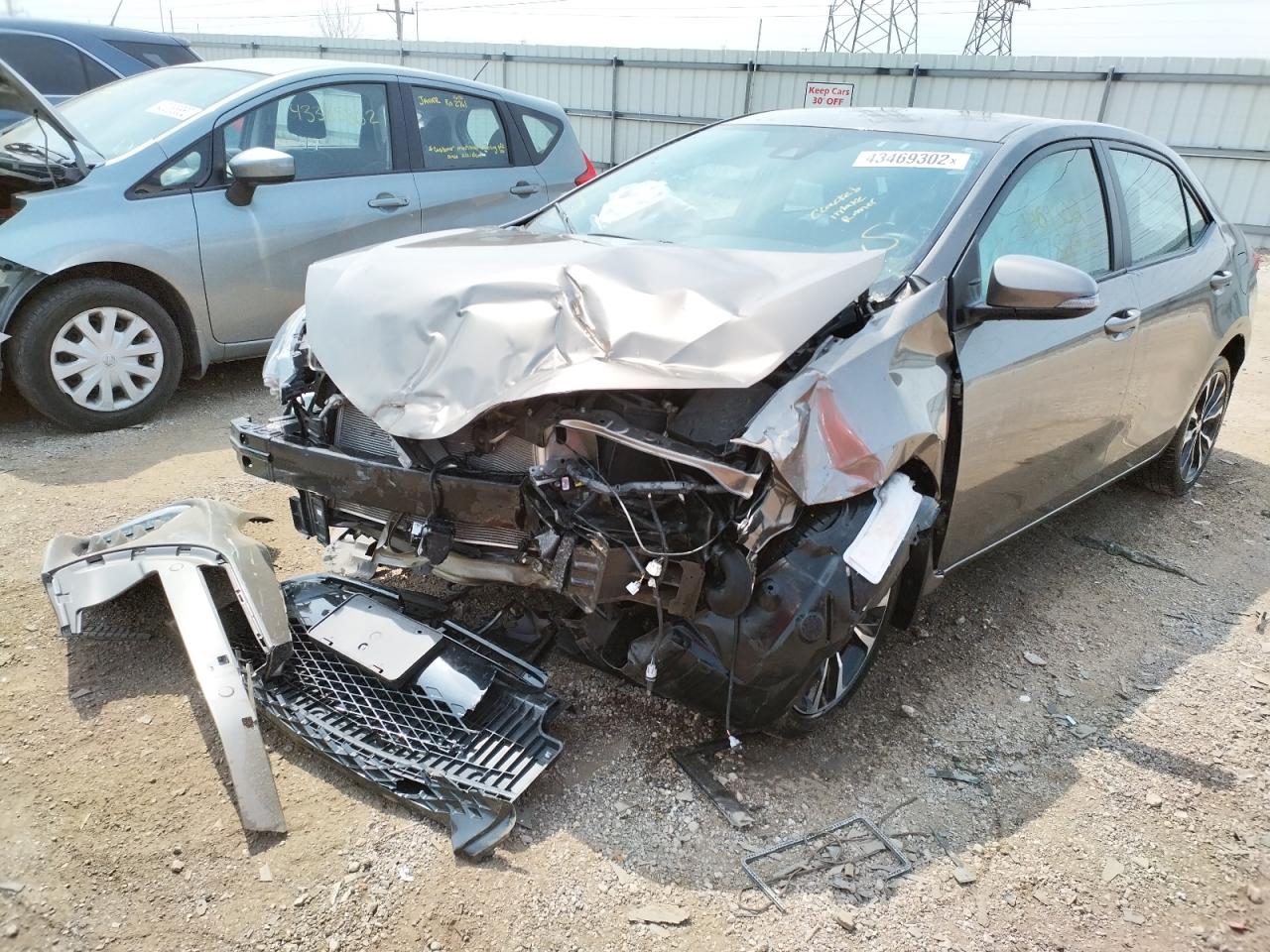 Photo 2 from auction – 2017 TOYOTA COROLLA L with VIN 2T1BURHEXHC808486