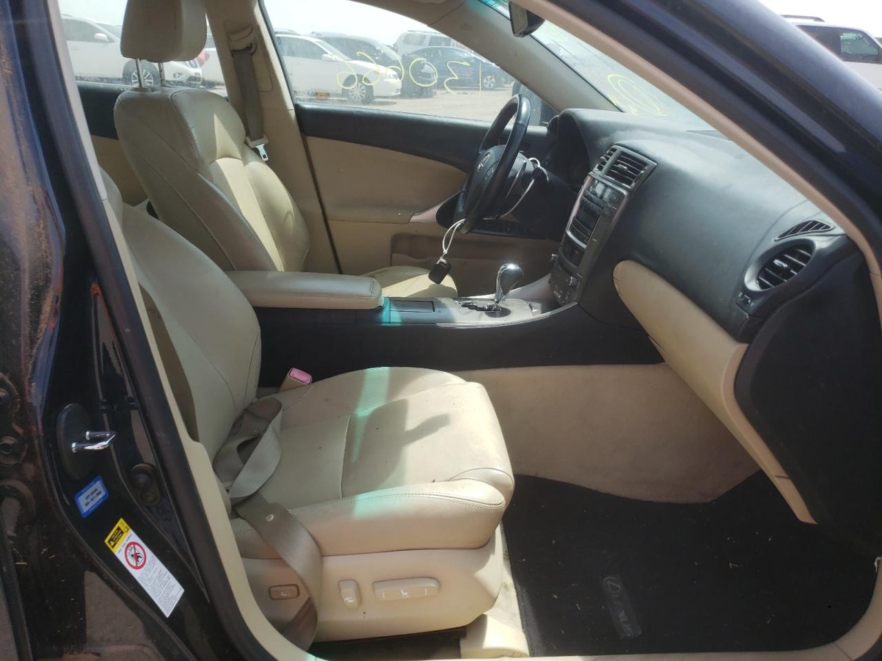 Photo 5 from auction – 2008 LEXUS IS 250 with VIN JTHBK262085051907